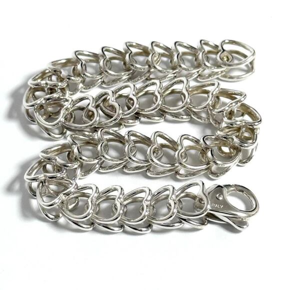 TIFFANY Vintage Silver Heart Bracelet - Picture 3 of 10